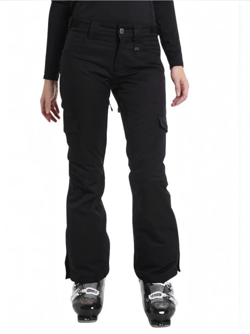 Boulder Gear Skinny Flare Ski Pants Black Size 2 Waterproof Insulated 2533R